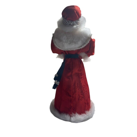 Vintage Russian Traditional Christmas Santa Wood Face Doll Handmade Painted 10” - Picture 5 of 12